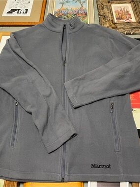 Marmot Men's Full-Zip Fleece Jacket - Charcoal Gray